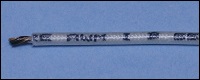 Wire, 14 AWG, Duraflex, Nickel Plated, 550C, 600V, White